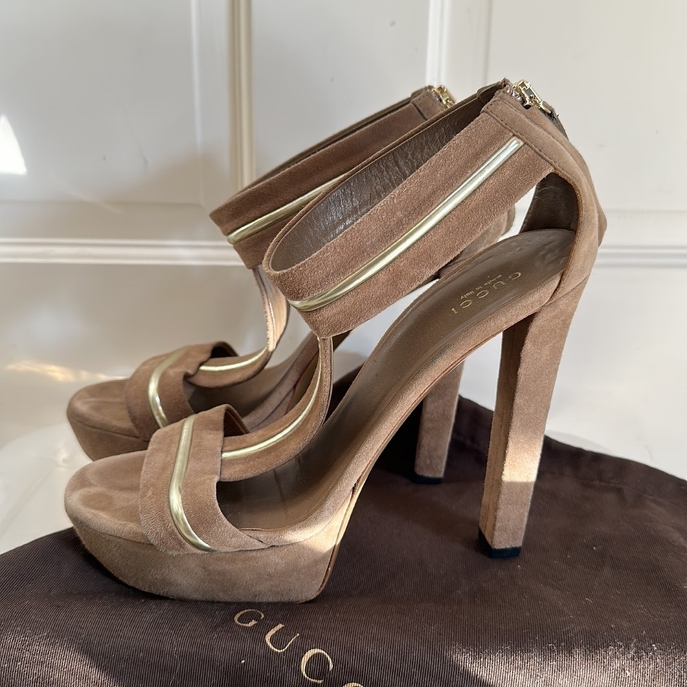 Gucci nude platform 4 1/2”. Size 38​​​​​​​​​​​​​​​​ - Picture 3 of 8